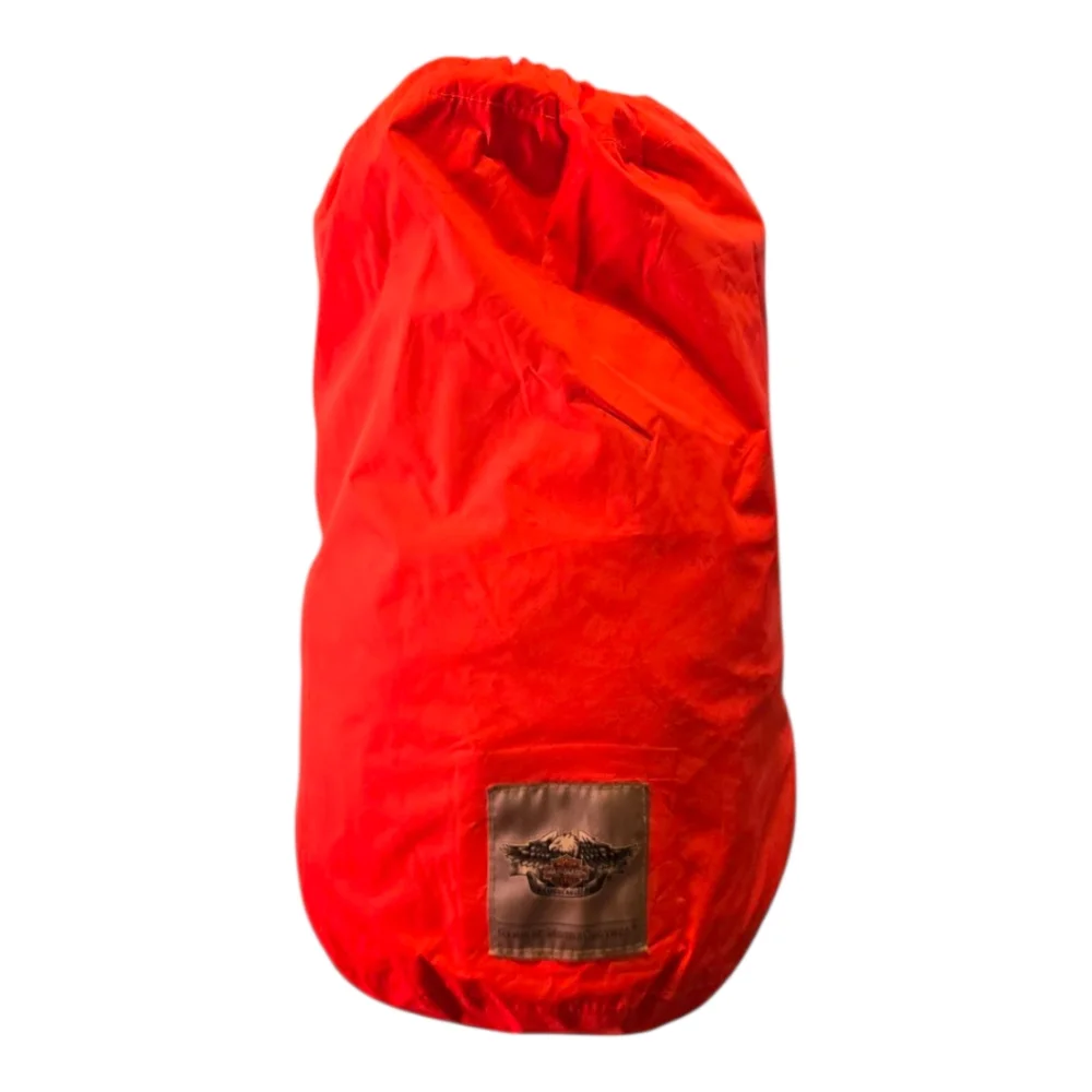 Harley-Davidson Reflective Orange Black Jacket Pants Rain Suit M - Picture 14 of 15